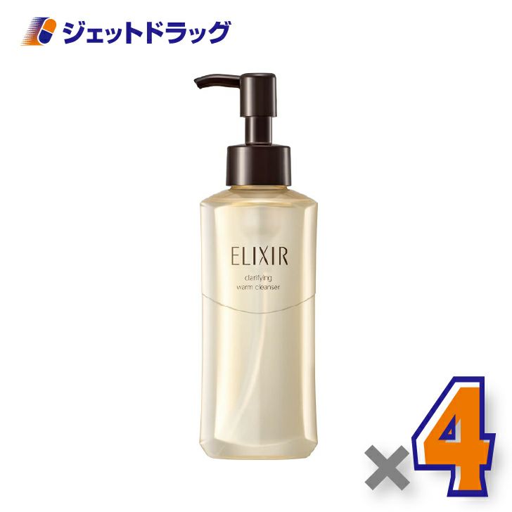 【化粧品】エリクシールアドバンスドクリアホットクレンジングジェルAD180mL×4個〔メイク落とし・クレンジングジェル〕