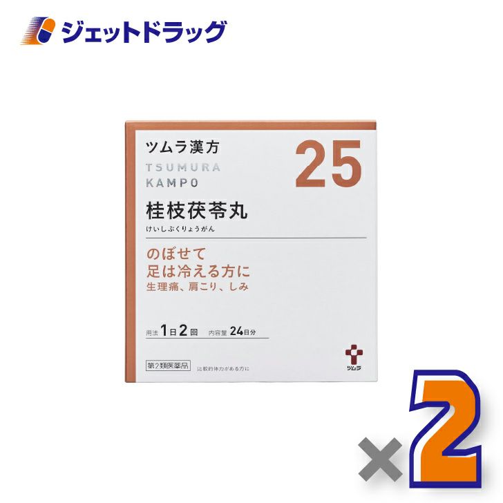 【第2類医薬品】ツムラ漢方桂枝茯苓丸料エキス顆粒A48包×2個〔漢方・けいしぶくりょうがん〕