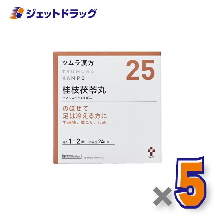 【第2類医薬品】ツムラ漢方桂枝茯苓丸料エキス顆粒A48包×5個〔漢方・けいしぶくりょうがん〕