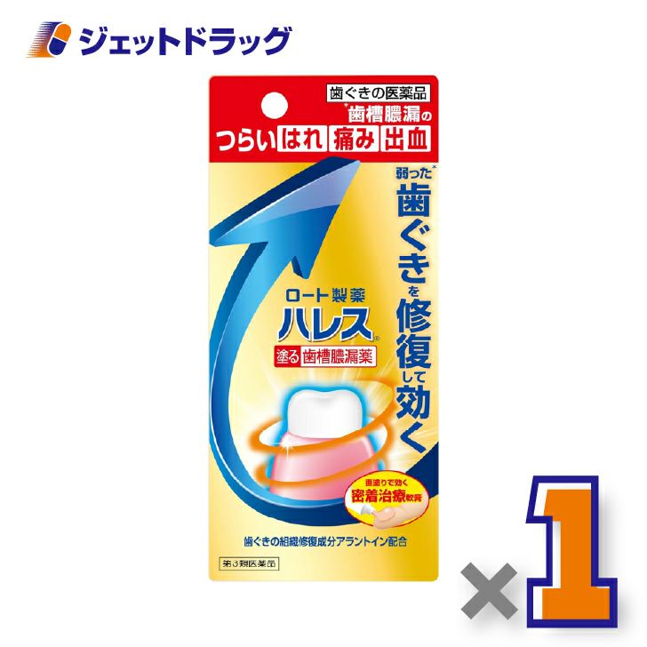 【第3類医薬品】ハレス口内薬15g×1個〔歯槽膿漏・歯肉炎〕